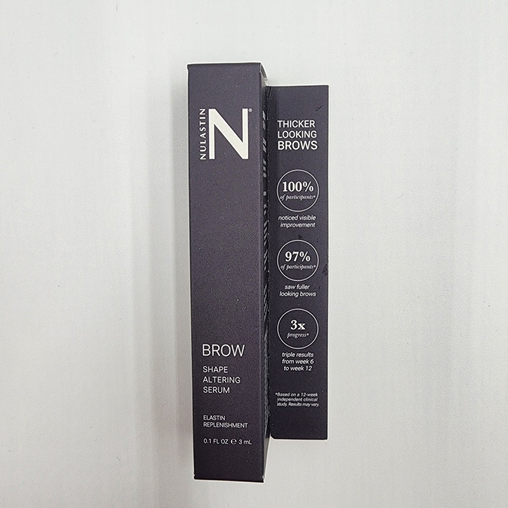 Nulastin Brow Shape Altering Serum 3mL Clear Growth Enhancing Elastaplex NEW NIB